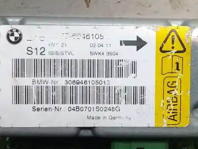 Second-hand car spare part airbag control unit for bmw serie 7 (e65/e66) 6.0 cat oem iam references 65776946105