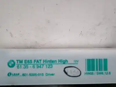 Second-hand car spare part electronic module for bmw serie 7 (e65/e66) 6.0 cat oem iam references 6135694712