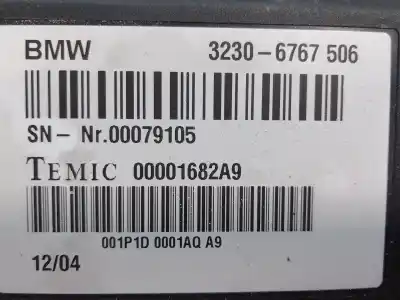 Second-hand car spare part electronic module for bmw serie 7 (e65/e66) 6.0 cat oem iam references 32306767506