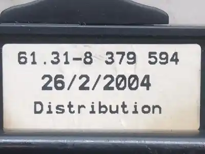 Second-hand car spare part switch for bmw serie 7 (e65/e66) 6.0 cat oem iam references 61318379594