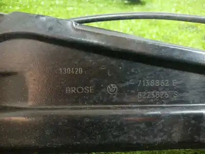 Second-hand car spare part passenger side right window regulator for bmw serie 7 (e65/e66) 6.0 cat oem iam references 7138862e 8223826s 0206008001