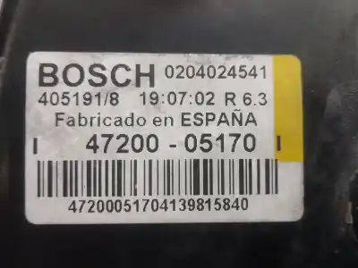 Recambio de automóvil de segunda mano de SERVOFRENO para TOYOTA AVENSIS WAGON (T25)  referencias OEM IAM 4720005170 0204024541 4051918