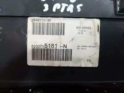 Peça sobressalente para automóvel em segunda mão quadrante por renault clio iii (2005-0) 1.5 dci diesel cat referências oem iam 8200715181n 2rpf10a855ae 8200715181n