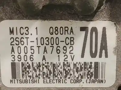 Peça sobressalente para automóvel em segunda mão alternador por ford fiesta (cbk) ambiente referências oem iam a005ta7692