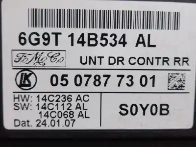 Pezzo di ricambio per auto di seconda mano  per FORD S-MAX (WA6)  Riferimenti OEM IAM 0507877301 6G9T14B534AL 14C236AC