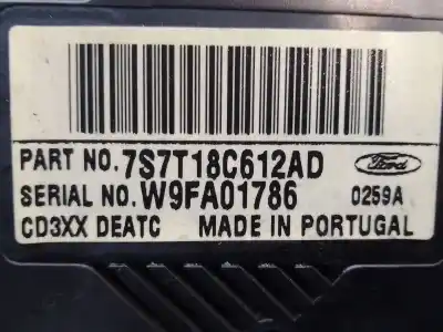 Pezzo di ricambio per auto di seconda mano  per FORD S-MAX (WA6)  Riferimenti OEM IAM 7S7T18C612AD W9FA01786 CD3XXDEATC