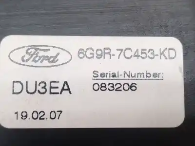 Second-hand car spare part gear lever for ford s-max (wa6) 2.0 tdci oem iam references 6g9r7c453kd