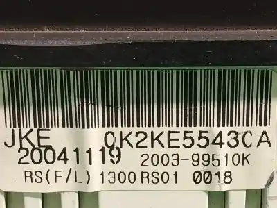 İkinci el araba yedek parçası enstrüman paneli için kia carens * oem iam referansları 0k2ke55430a  1300rs010018