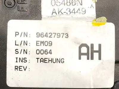 Peça sobressalente para automóvel em segunda mão caixa de fusíveis e relés por chevrolet matiz s referências oem iam 96427973 em09 0064