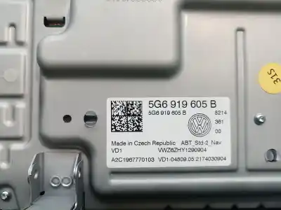 Автозапчастина б/у gps навігаційна система для volkswagen passat b8 variant (3g5, cb5) 2.0 tdi 4motion посилання на oem iam 5g6919605b 5g6919605b 5g6919605b