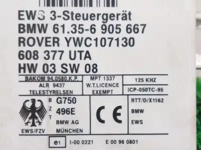 Second-hand car spare part electronic module for bmw 5 (e39) 523 i oem iam references 61356905667 ywc107130 608377ut