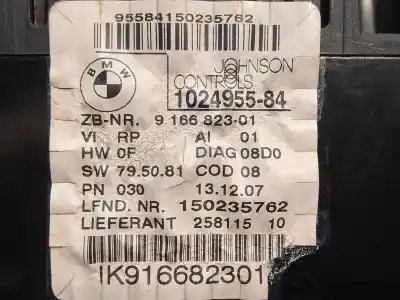 Second-hand car spare part dashboard for bmw 1 (e81) 120 d oem iam references 102495584 1k916682301 916682301