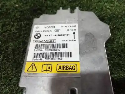Peça sobressalente para automóvel em segunda mão centralina de airbag por bmw 1 (e81) 120 d referências oem iam 6577916605701 0285010066 6577916605701