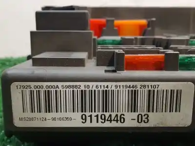 Second-hand car spare part fuse box unit for bmw 1 (e81) 120 d oem iam references 911944603 08539491030101 106887