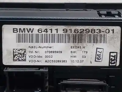 Pièce détachée automobile d'occasion commande de chauffage / climatisation pour bmw 1 (e81) 120 d références oem iam 64119162983 a2c53289383 070695909