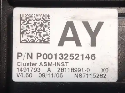 Pezzo di ricambio per auto di seconda mano pannello degli strumenti per opel corsa d cmon riferimenti oem iam p0013252146 1491793 281189910