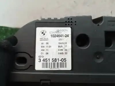 Pezzo di ricambio per auto di seconda mano pannello degli strumenti per bmw x3 (e83) xdrive 20 d riferimenti oem iam 345158105 345158105 345158105