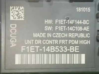 Pezzo di ricambio per auto di seconda mano modulo elettronico per ford c-max ii (dxa/cb7, dxa/ceu) 1.0 ecoboost riferimenti oem iam f1et14f144bc f1et14b533be f1et14f144bc