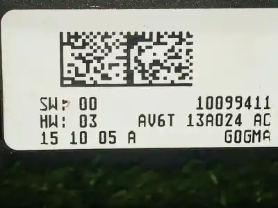 Peça sobressalente para automóvel em segunda mão comutador de luzes por ford c-max ii (dxa/cb7, dxa/ceu) 1.0 ecoboost referências oem iam av6t13a024ac 70962 av6t13a024ac