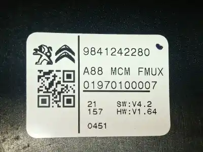 Автозапчасти б/у многофункциональный дисплей за citroen c3 aircross ii (2r_, 2c_) 1.2 puretech 110 (2rhnzb, 2rhnzw, 2rhnpx, 2rhnpj) ссылки oem iam 9841242280 01970100007 9841242280