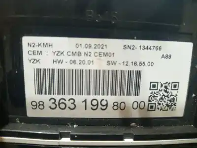 Автозапчасти б/у приборная доска за citroen c3 aircross ii (2r_, 2c_) 1.2 puretech 110 (2rhnzb, 2rhnzw, 2rhnpx, 2rhnpj) ссылки oem iam 769167680u 769318530u 769167680u
