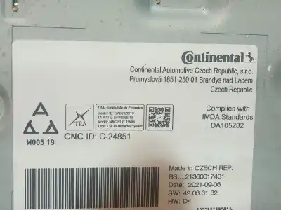 Second-hand car spare part audio system / radio cd for citroen c3 aircross ii (2r_, 2c_) 1.2 puretech 110 (2rhnzb, 2rhnzw, 2rhnpx, 2rhnpj) oem iam references 9839633180 9839633180 9839633180
