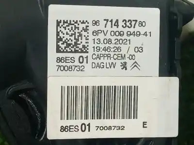 Second-hand car spare part accelerator pedal for citroen c3 aircross ii (2r_, 2c_) 1.2 puretech 110 (2rhnzb, 2rhnzw, 2rhnpx, 2rhnpj) oem iam references 9671433780 6pv00994941 9671433780