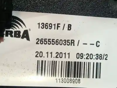 Peça sobressalente para automóvel em segunda mão farolim traseiro esquerdo por renault fluence (l3_) z.e. referências oem iam 265556035r 13691fb 265556035r