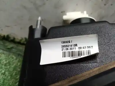 Peça sobressalente para automóvel em segunda mão farolim interior traseiro direito por renault fluence (l3_) z.e. referências oem iam 265501413r 265501413r 265501413r