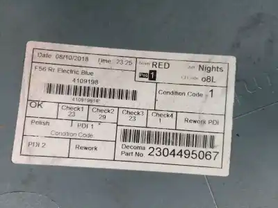 Pezzo di ricambio per auto di seconda mano paraurti posteriore per mini mini 5-trg. (f55) cooper d riferimenti oem iam 23044950 23044950 23044950
