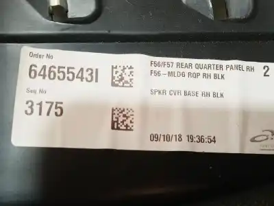 Pezzo di ricambio per auto di seconda mano rivestimento porta posteriore destro per mini mini 5-trg. (f55) cooper d riferimenti oem iam 7312152 7312152 7312152