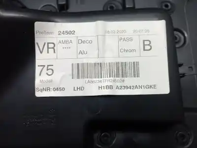 Автозапчастина б/у обработка передніх правіх дверей для ford fiesta vii (hj, hf) 1.0 ecoboost посилання на oem iam h1bba23942an1gke h1bba23942an1gke h1bba23942an1gke