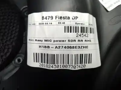Second-hand car spare part right rear door trim for ford fiesta vii (hj, hf) 1.0 ecoboost oem iam references h1bba27406be3zhe h1bba27406be3zhe h1bba27406be3zhe