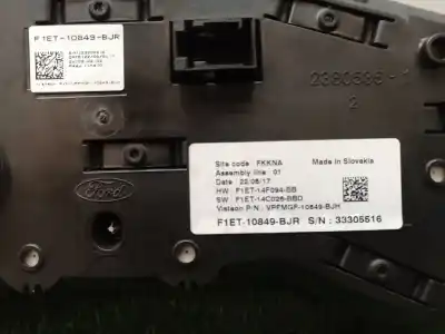 Second-hand car spare part dashboard for ford c-max ii (dxa/cb7, dxa/ceu) 1.0 ecoboost oem iam references f1et10849bjr 23805351 23805351