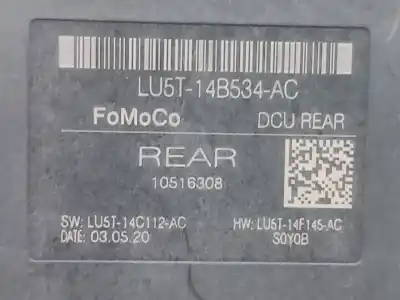 Second-hand car spare part electronic module for ford fiesta vii (hj, hf) 1.0 ecoboost oem iam references lu5t14b534ac lu5t14b534ac lu5t14b534ac