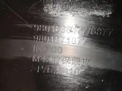 Second-hand car spare part front bumper for citroen c-elysee (dd_) 1.6 bluehdi 100 oem iam references 9801866477 9801866477 9801866477