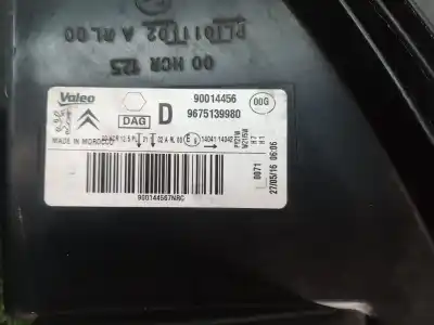 Pezzo di ricambio per auto di seconda mano faro anteriore destro per citroen c-elysee (dd_) 1.6 bluehdi 100 riferimenti oem iam 9675139980 9675139980 9675139980