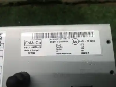 Second-hand car spare part audio system / radio cd for ford fiesta vii (hj, hf) 1.0 ecoboost oem iam references l1bt18d804
