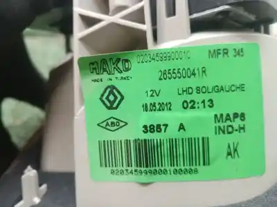 Peça sobressalente para automóvel em segunda mão farolim interior traseiro esquerdo por renault fluence (l3_) 1.5 dci (l30d l30l l306 l33f l33l l33m l33v l33w) referências oem iam 265550041r 265550041r 265550041r
