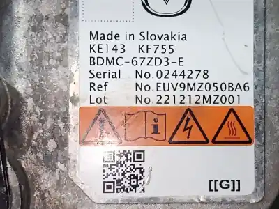 Second-hand car spare part electronic module for mazda cx-5 (kf) 2.0 oem iam references bdmc67zd3e ke143kf755 bdmc67zd3e