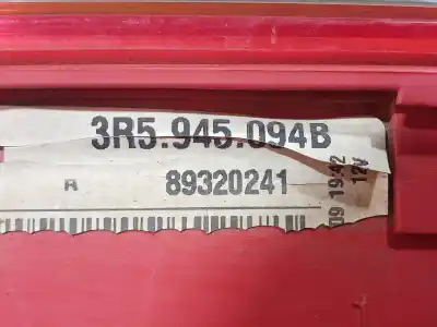Second-hand car spare part right tailgate light for seat exeo (3r2) 2.0 tdi oem iam references 3r5945094b 89320241 3r5945094b