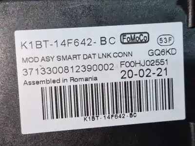 Pezzo di ricambio per auto di seconda mano modulo elettronico per ford fiesta vii (hj, hf) 1.0 ecoboost riferimenti oem iam f00hj02551 k1bt14f642bc f00hj02551