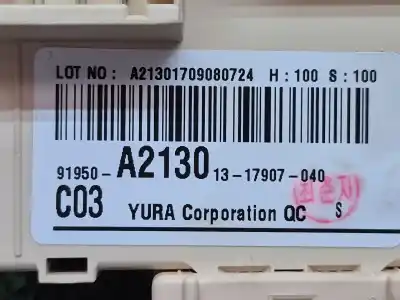 Second-hand car spare part fuse box unit for kia pro cee´d (jd) 1.4 crdi 90 oem iam references 91950a2130 a2130170 91950a2130