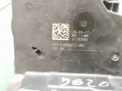 Автозапчастина б/у замок заднього правого дверя для opel astra k (b16) 1.6 cdti (68) посилання на oem iam 915c3039072 915c3039072 915c3039072