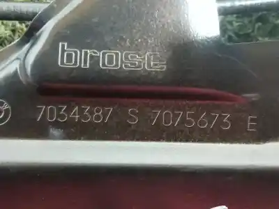 Second-hand car spare part rear left window regulator for bmw 5 (e60) 520 i oem iam references 7034387s 7075673e 7034387s