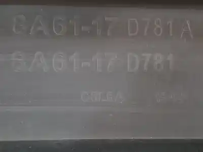 Second-hand car spare part rear bumper for ford fiesta vi (cb1, ccn) 1.6 tdci oem iam references 8a6117d781a 8a6117d781 8a6117d781a