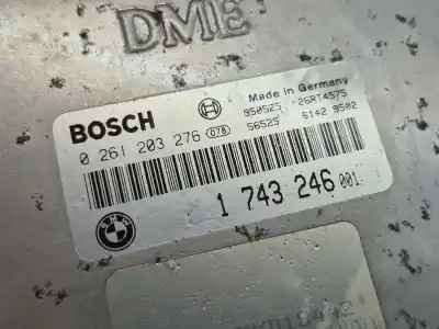 Second-hand car spare part ecu engine control for bmw serie 3 compacto (e36) 316i oem iam references 1743246 1743246 1743246