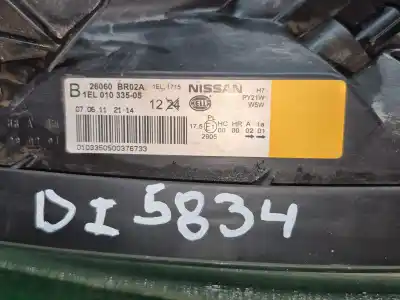 Автозапчасти б/у правая фара за nissan qashqai / qashqai +2 i (j10, nj10, jj10e) 1.5 dci ссылки oem iam b1el010335 b1el010335 b1el010335