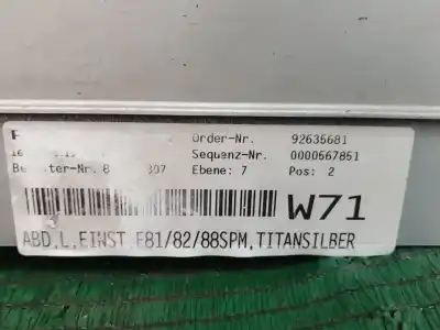 Peça sobressalente para automóvel em segunda mão embaladeira lateral por bmw 1 (e87) 118 d referências oem iam 15857711 15857711 15857711