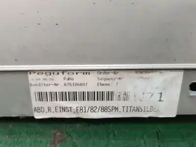 Peça sobressalente para automóvel em segunda mão embaladeira lateral por bmw 1 (e87) 118 d referências oem iam 15857711 15857711 15857711